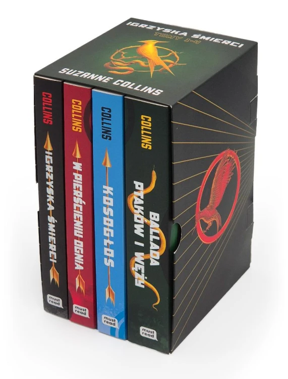 Pakiet: Igrzyska śmierci. Tom 1-4, Suzanne Collins