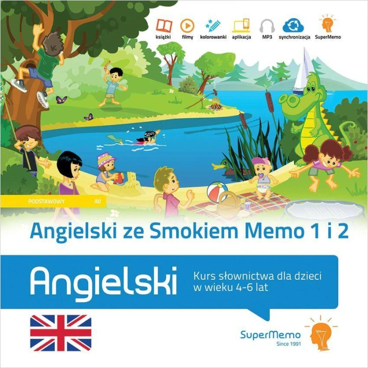 Angielski ze Smokiem Memo. Część 1-2. Kurs...