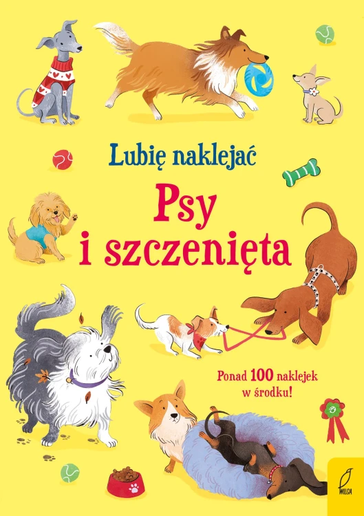 Psy i szczenięta. Lubię naklejać