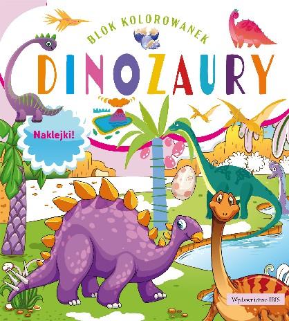 Dinozaury. Blok kolorowanek, Opracowanie zbiorowe