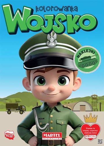 Wojsko. Kolorowanka z naklejkami, Agata Niemirska