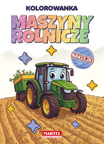 Maszyny rolnicze. Tęczowa kolorowanka rolnicze...