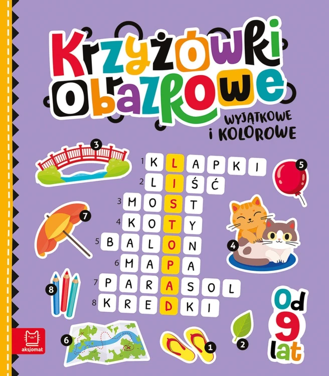 Wyjątkowe i kolorowe. Od 9 lat. Krzyżówki...