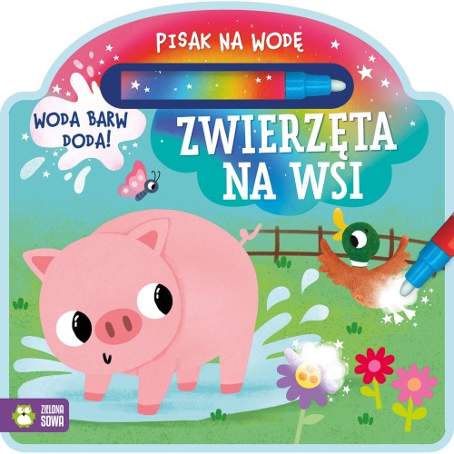 Zwierzęta na wsi. Pisak na wodę