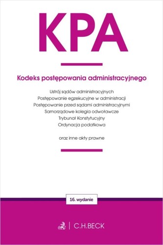 KPA. Kodeks postępowania administracyjnego...