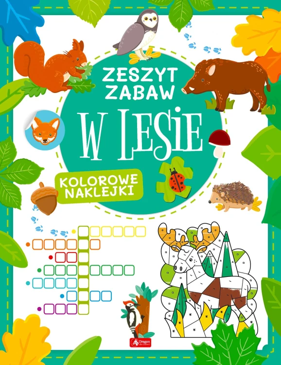 W lesie. Zeszyt zabawy, Justyna Tkocz