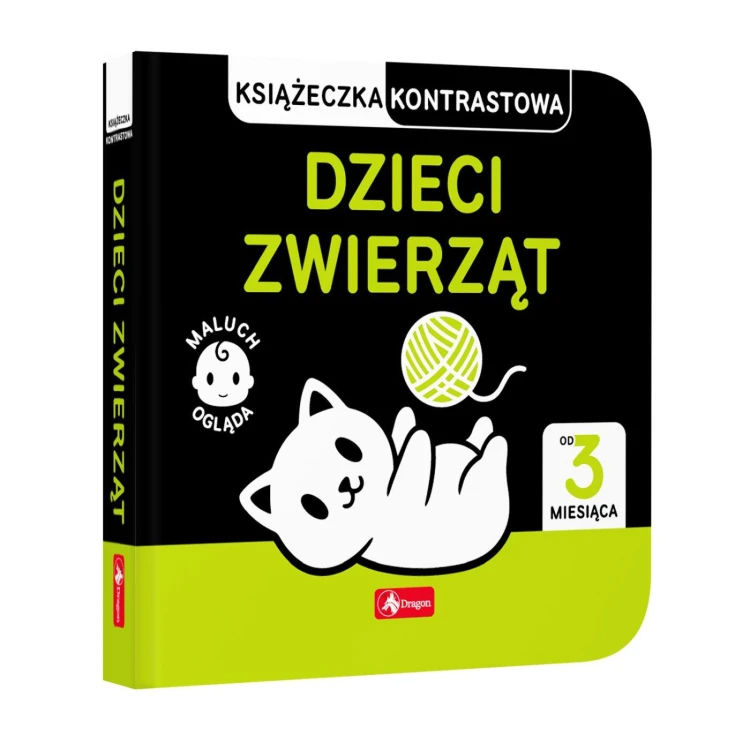 Dzieci zwierząt. Książeczka kontrastowa