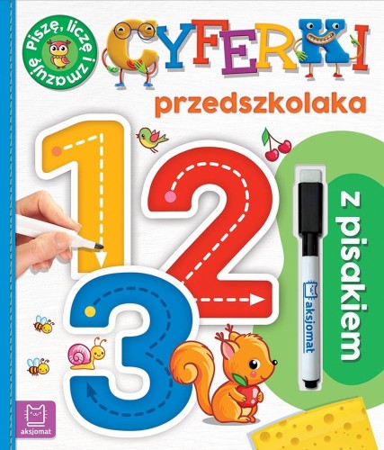 1, 2, 3. Cyferki przedszkolaka z pisakiem....