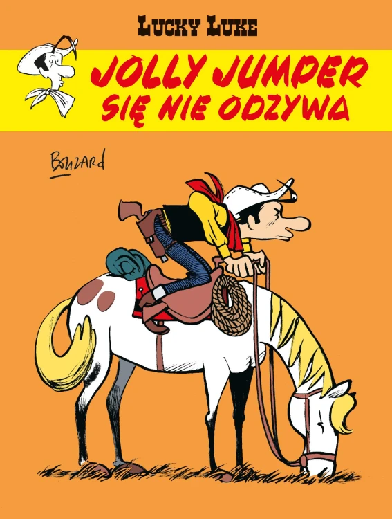 Jolly Jumper się nie odzywa. Lucky Luke