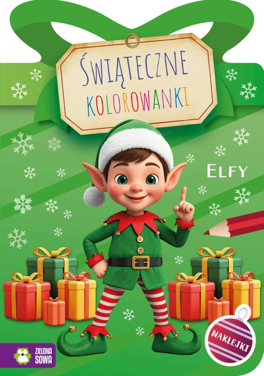 Elfy. Świąteczne kolorowanki, Opracowanie zbiorowe