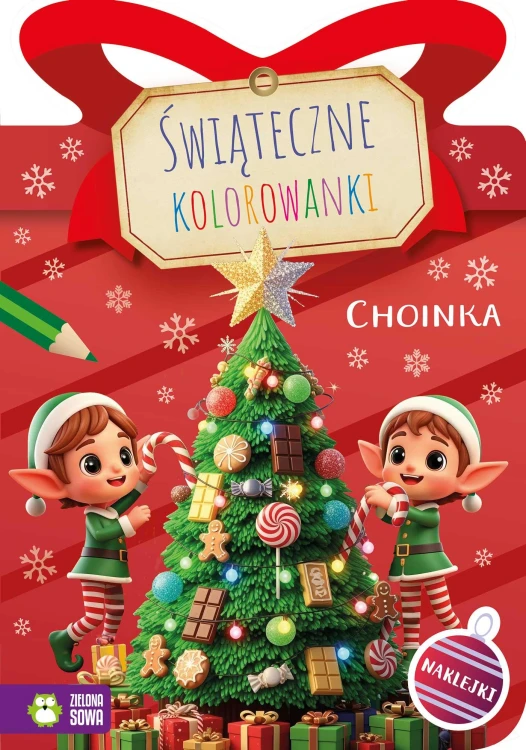 Choinka. Świąteczne kolorowanki