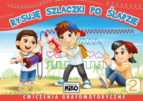 Rysuję szlaczki po śladzie. Ćwiczenia...