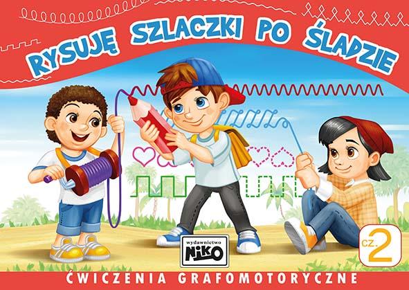 Rysuję szlaczki po śladzie. Ćwiczenia...
