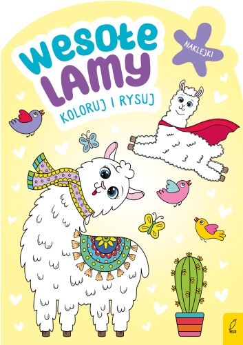 Wesołe lamy. Koloruj i rysuj, Opracowanie zbiorowe