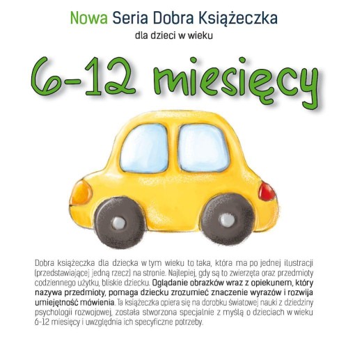 Nowa Seria Dobra Książeczka 6-12 miesięcy