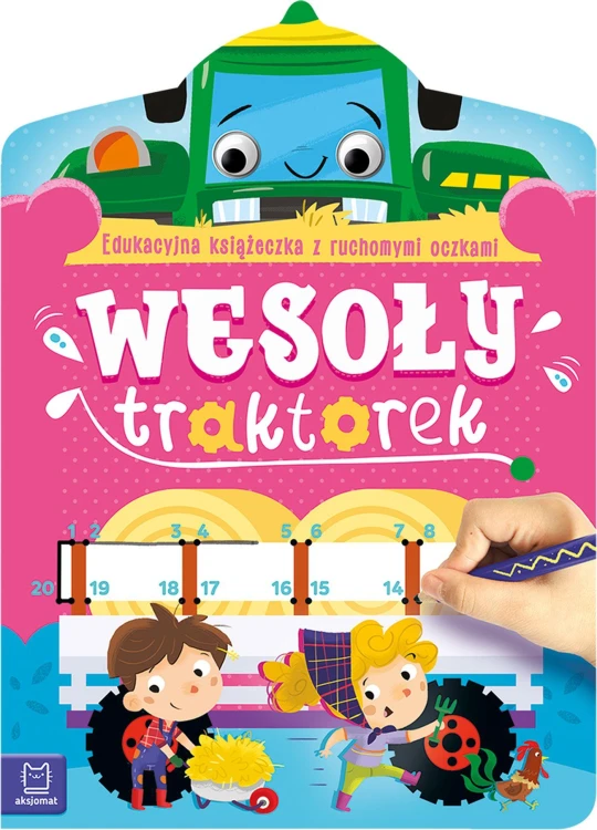 Wesoły traktorek. Edukacyjna książeczka z...