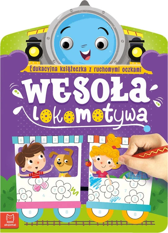 Wesoła lokomotywa. Edukacyjna książeczka z...