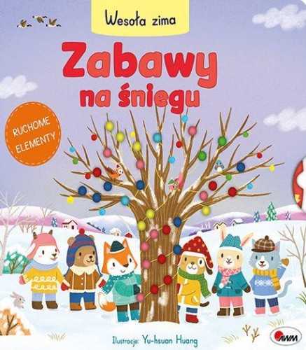 Zabawy na śniegu. Wesoła zima