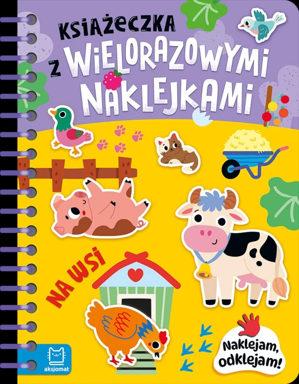 wsi. Naklejam, odklejam!. Książeczka z...