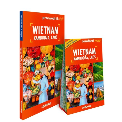 Wietnam Kambodża Laos Zestaw Przewodnikowy 2w1...