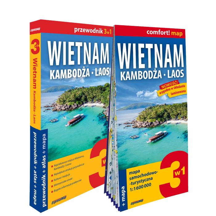 Wietnam Kambodża Laos Przewodnik 3w1 2026
