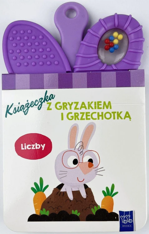 Liczby. Książeczki z gryzakiem i grzechotką
