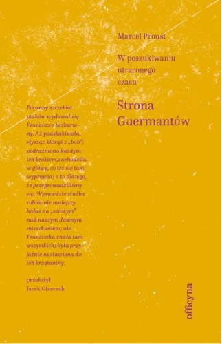 Strona Guermantów, Marcel Proust