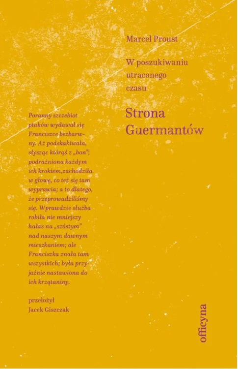 Strona Guermantów, Marcel Proust