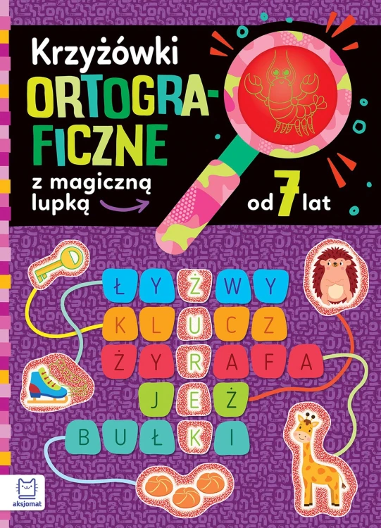 Krzyżówki ortograficzne z magiczną lupką od 7 lat