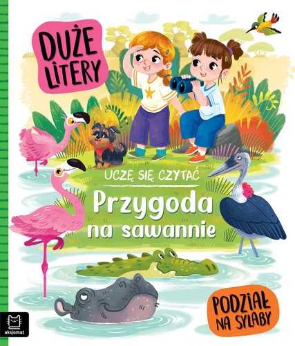 Przygoda na sawannie. Uczę się czytać. Duże...
