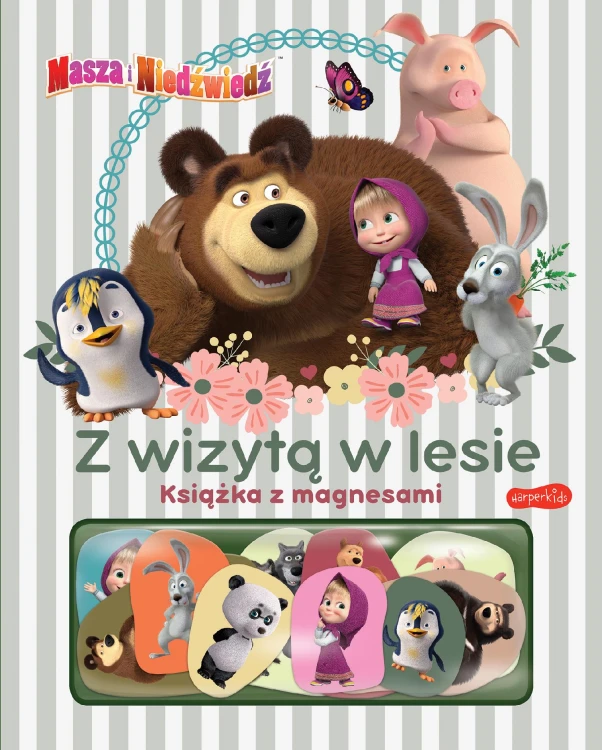 Masza i Niedźwiedź. Z wizytą w lesie. Książka...