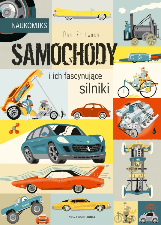 Samochody i ich fascynujące silniki. Naukomiks