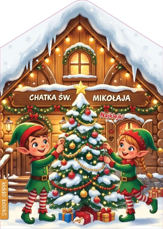 Kolorowanka. Chatka Świętego Mikołaja